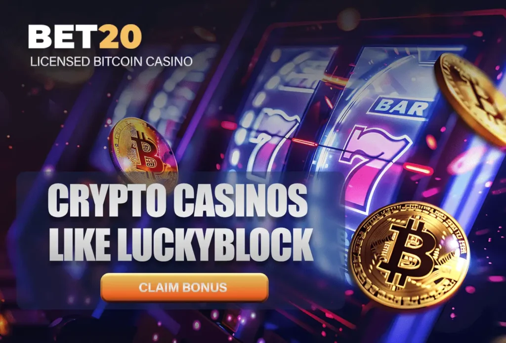 crypto casinos like lucky block