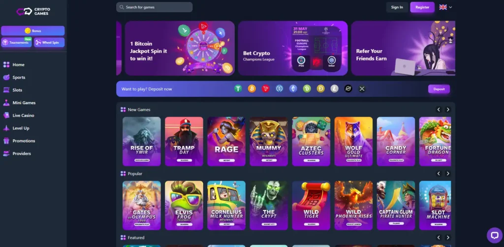 crypto-games.io casino