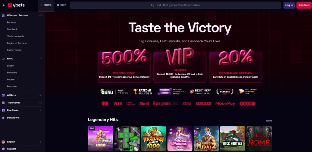 ybets casino
